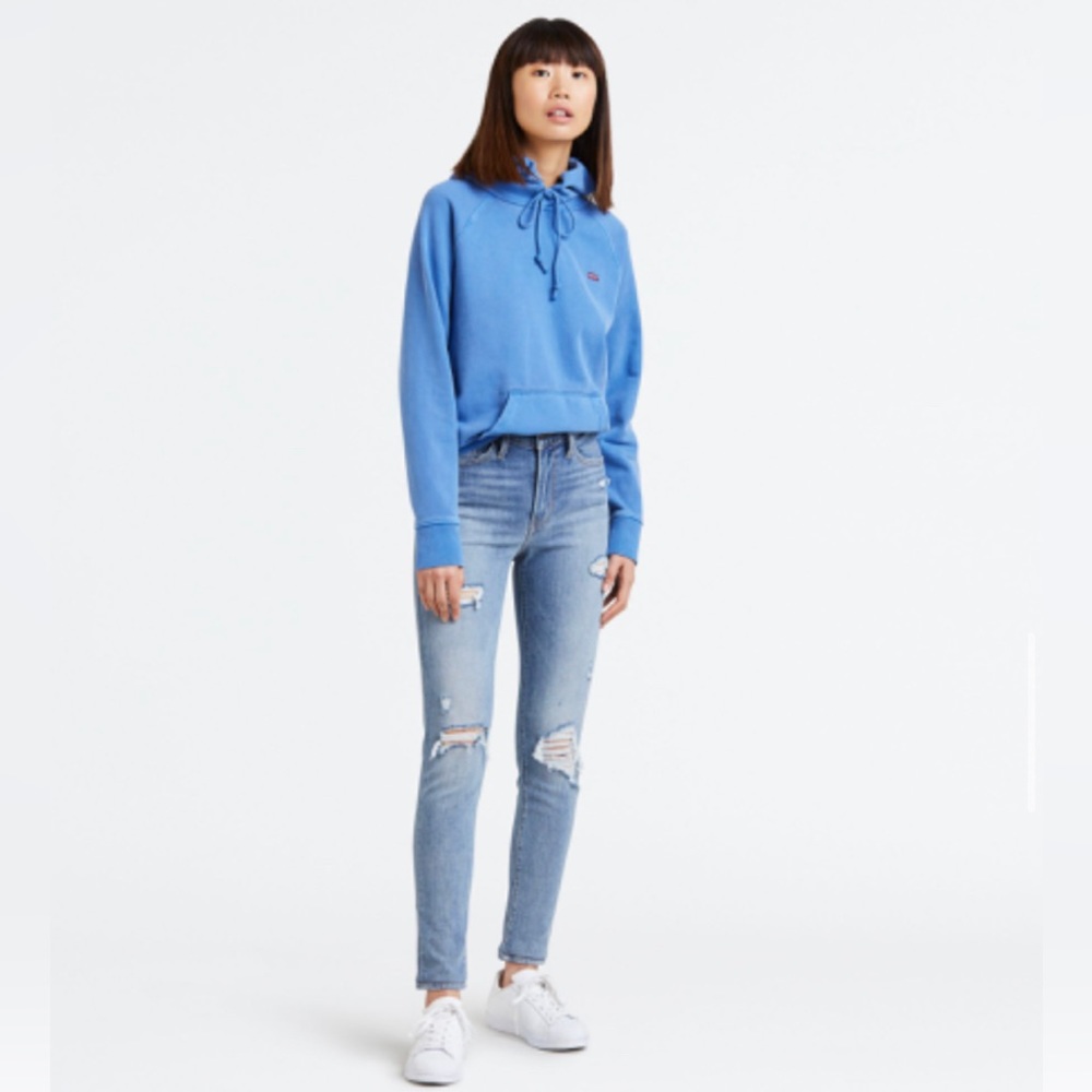 Levis 721 high rise skinny jeans